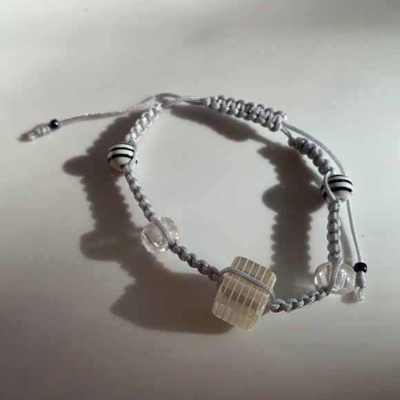 Swarovski Beaded Crochet Handmade Bracelet - Picture 5 of 6